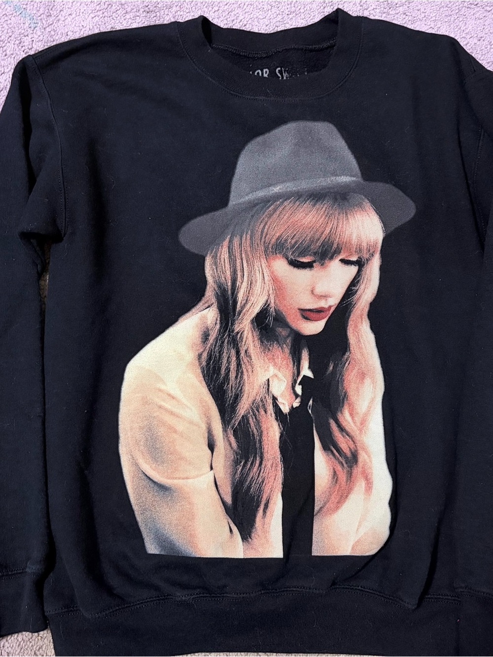 Taylor Swift Black Pullover